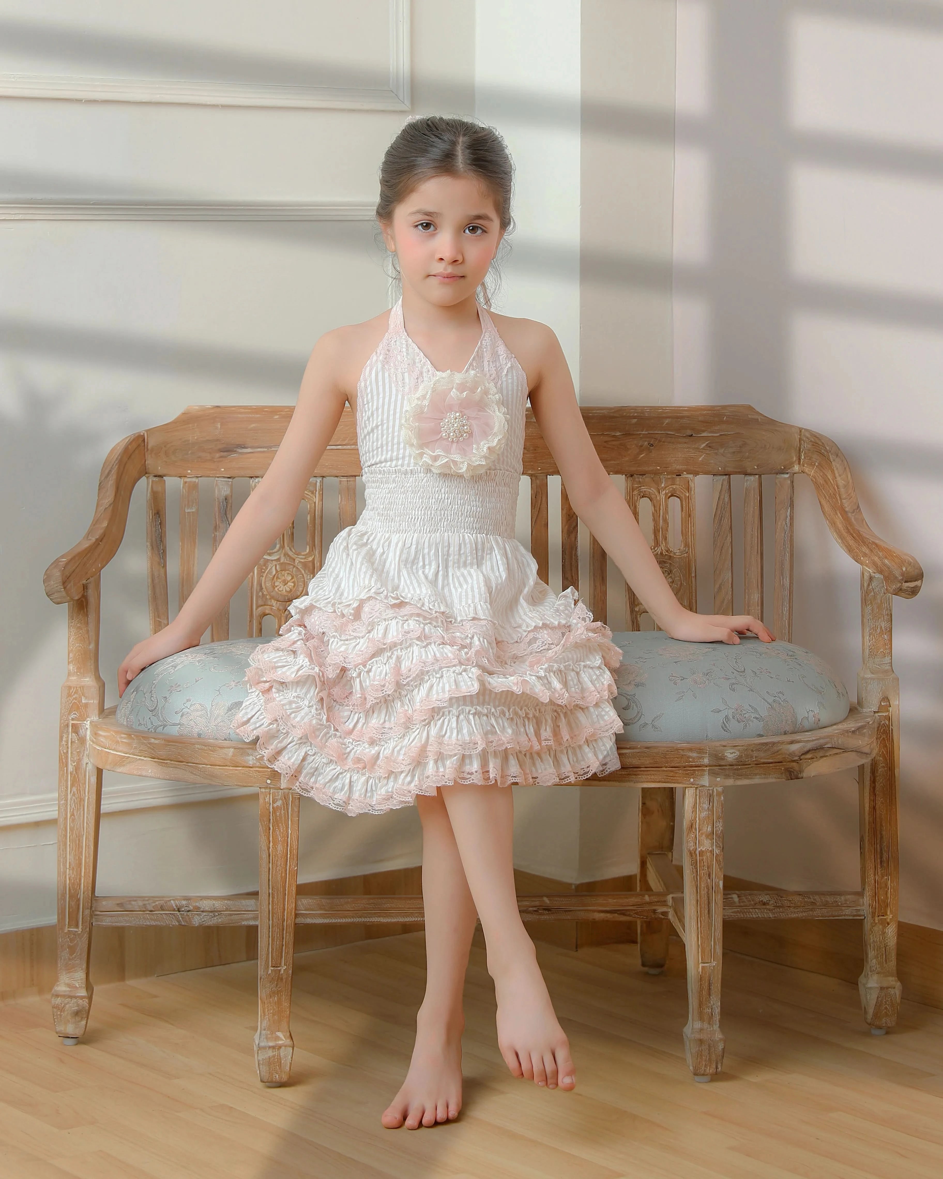 Blessed Gaze Mini Dress - Li'l diva fashion